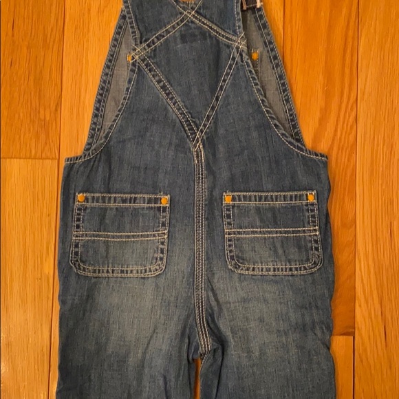 Gymboree soft denim overalls - Picture 7 of 10